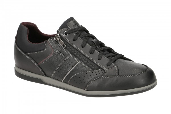 Geox RENAN Schuhe - sportliche Halbschuhe für Herren in schwarz - U024GA 043PT C9999