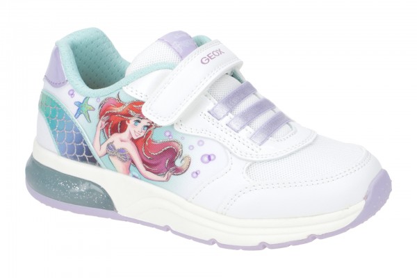 Geox SPACECLUB GIRL Schuhe - Kinderschuhe Mädchen in weiß - J358VA 011BC C0817