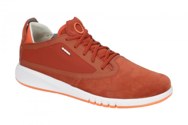 Geox AERANTIS Schuhe - sportliche Halbschuhe für Herren in orange - U027FA 02211 C6014