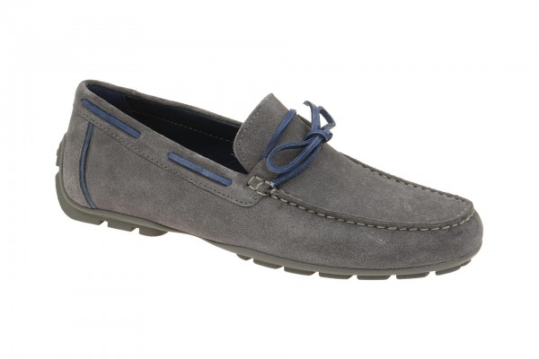 Geox Respira Monet A Schuhe in grau Herren Slipper