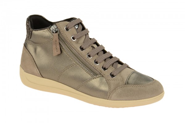 Geox Respira Myria B Stiefelette in grau taupe Damen Mid Sneaker