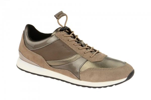 Geox Respira Deynna Sneakers in taupe braun Damenschuhe