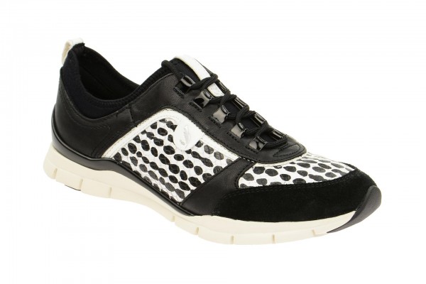 Geox Respira Sukie B Sneakers in schwarz weiß Damenschuhe