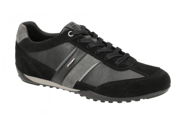 Geox WELLS Schuhe - sportliche Halbschuhe für Herren in schwarz - U52T5C 022ME C9B4N