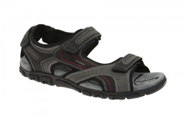 Geox Respira Strada A Sandalette in grau Herrensandale