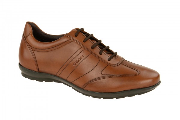 Geox Respira Symbol B - elegante Herrenschuhe in hellbraun