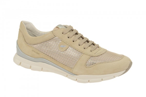 Geox Respira Sukie A Sneaker in beige Damenschuhe