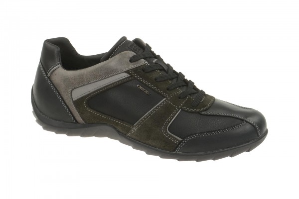 Geox Respira Pavel B Sneaker in schwarz grau Herrenschuhe