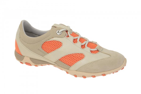 Geox Respira Freccia A Schuhe in orange taupe Damen Sneakers