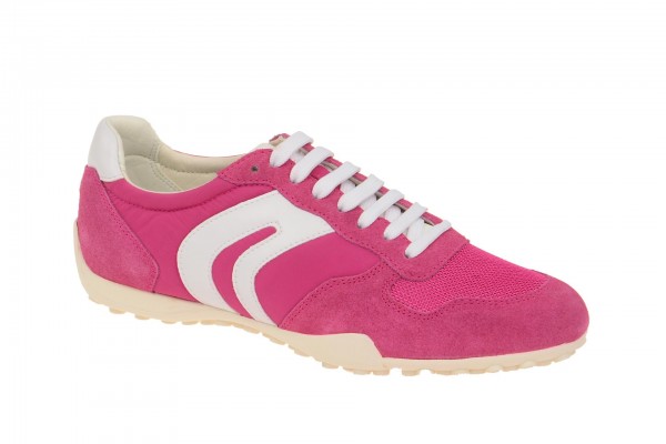 Geox Respira Snake A Schnür Halbschuhe in pink Sneakers