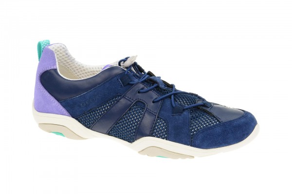 Geox Respira Arrow C Damen Halbschuhe in royal blau