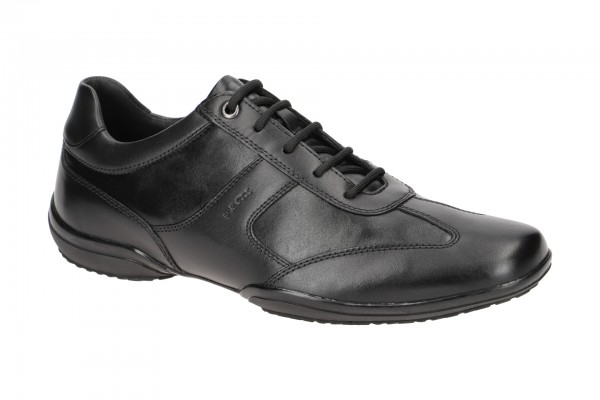 Geox CITY Schuhe - elegante Halbschuhe und Schnürschuhe für Herren in schwarz - U0469A 043BC C9999