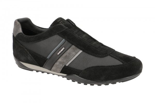 Geox WELLS Schuhe - sportliche Slipper für Herren in schwarz - U82T5A 022ME C9B4N