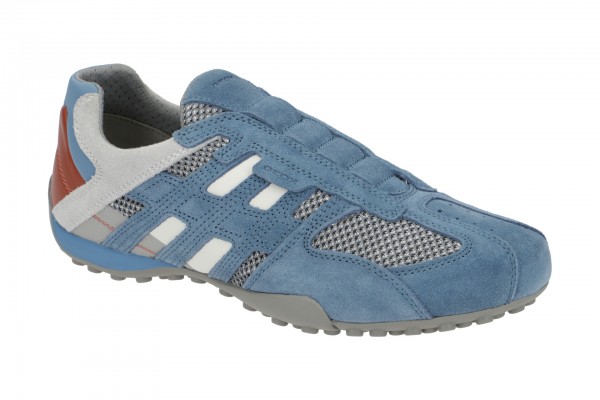 Geox SNAKE Schuhe - sportliche Slipper für Herren in hell-blau - U8207F 02214 C4453