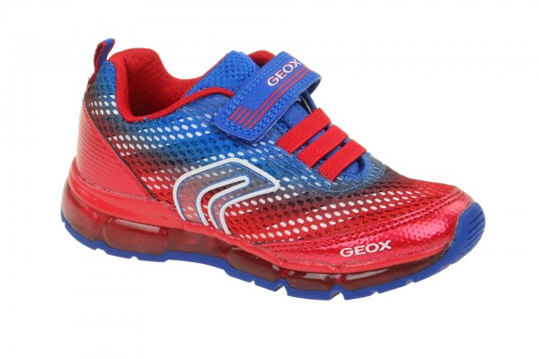 Geox Respira Android Kinderschuhe in rot blau Jungen