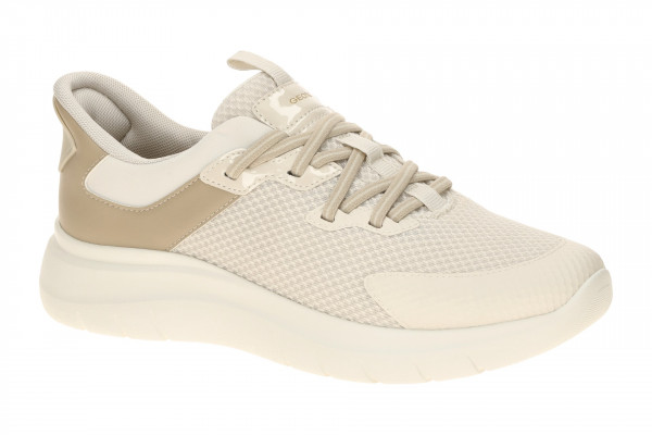 Geox PLUMMERY PLUS Schuhe - sportliche Slipper für Damen in beige - D670JB 01402 C1S5K