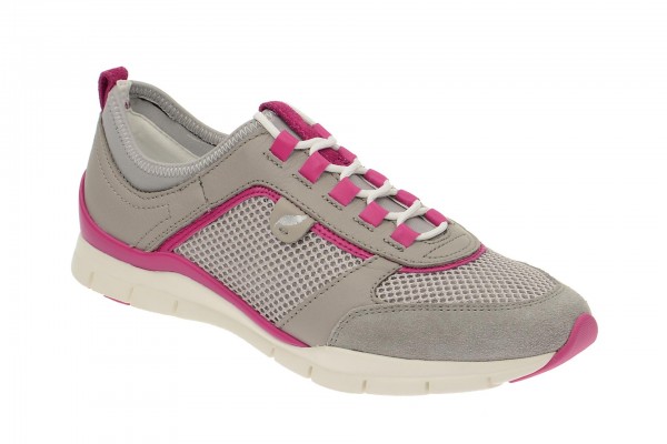 Geox Respira Sukie B Sneakers in hellgrau pink Sportschuhe