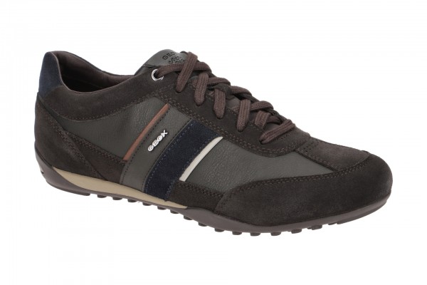 Geox WELLS Schuhe - sportliche Halbschuhe für Herren in dunkel-braun - U52T5C 022ME C6024