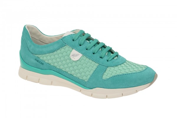 Geox Respira Sukie A Sneakers in hellgrün Damenschuhe