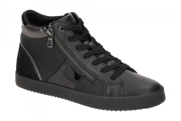 Geox BLOMIEE Schuhe - Mid Cut Sneakers für Damen in schwarz - D366HD 00422 C9999