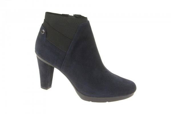Geox Respira Inspiration Stiefeletten in dunkelblau High-Heels