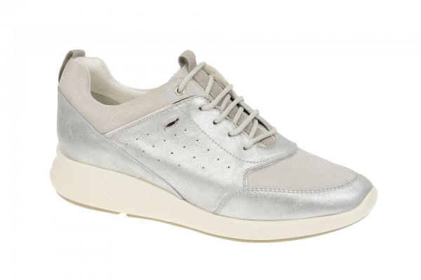 Geox Respira Ophira B Sneakers in silber grau Damenschuhe