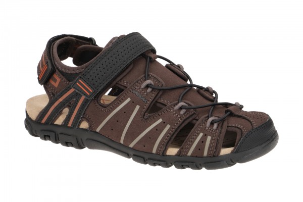 Geox S.STRADA Schuhe - Trekkingsandale für Herren in dunkel-braun - U1524A 0AU50 C6238