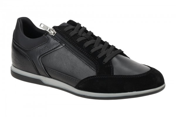 Geox RENAN Schuhe - sportliche Halbschuhe für Herren in schwarz - U354GB 0CL22 C9999