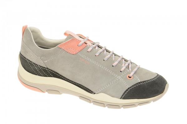 Geox Respira Kander B Sneakers in hellgrau Outdoor Halbschuhe