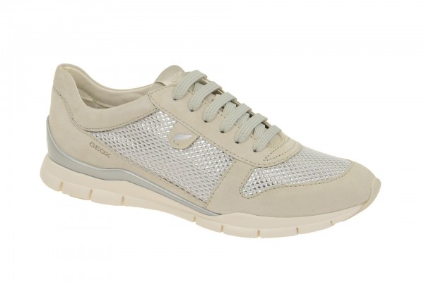 Geox Respira Sukie A Sneaker in hellgrau Damenschuhe