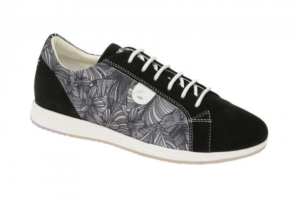 Geox Respira Avery A Sneakers in schwarz print Damenschuhe