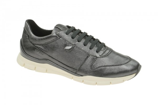 Geox Respira Sukie A Sneakers in dunkelgrau metallic