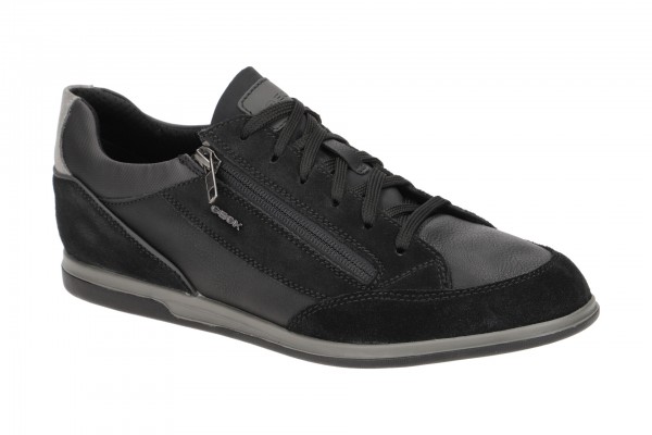 Geox RENAN Schuhe - sportliche Halbschuhe für Herren in schwarz - U044GA 022ME C9997