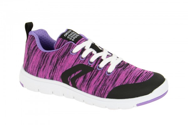 Geox Respira Xunday Girl Kinder Schnürschuhe in fuchsia pink