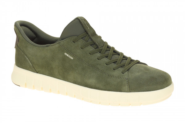 Geox FLEXTRIDE PLUS Schuhe - sportliche Slipper für Herren in dunkel-grün - U65MAA 00022 C3704