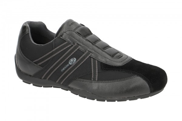 Geox RAVEX Schuhe - sportliche Slipper für Herren in schwarz - U823FB 05411 C9999