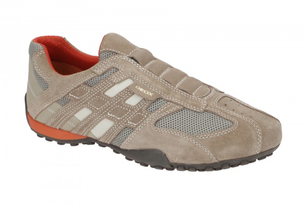 Geox SNAKE Schuhe - sportliche Slipper für Herren in beige - U4207L 02214 C0845