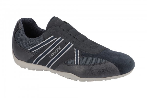 Geox RAVEX Schuhe - sportliche Slipper für Herren in dunkel-blau - U823FB 0AU14 C4002