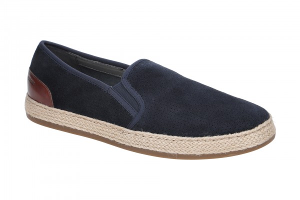 Geox PANTELLERIA Schuhe - komfortable Herrenslipper in dunkel-blau - U25DWA 00022 C4002