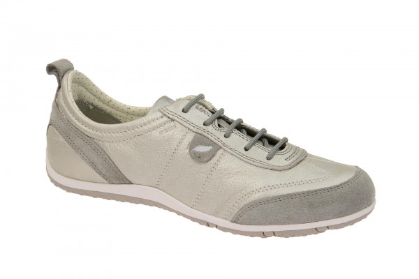 Geox Respira Vega Sneakers in hellgrau Halbschuhe