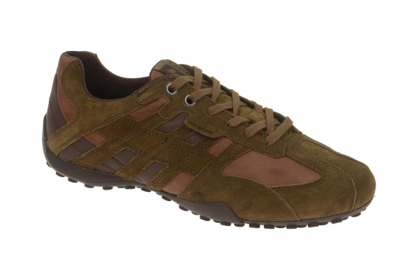 Geox Respira Snake K Sneakers in braun cognac Herrenschuhe