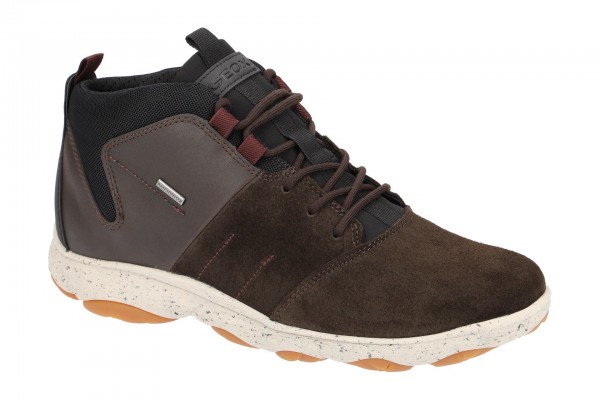 Geox Respira Nebula Mid Sneakers Boots in dunkelbraun Amphibiox