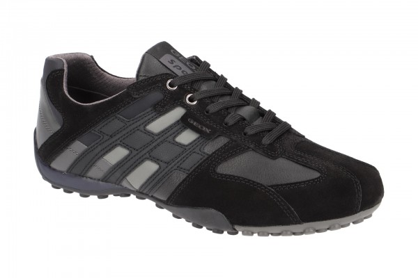 Geox SNAKE Schuhe - sportliche Halbschuhe für Herren in schwarz - U4207K 022ME C9999