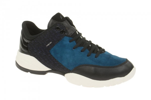 Geox Respira Sfringe Sneakers in blau dunkelblau