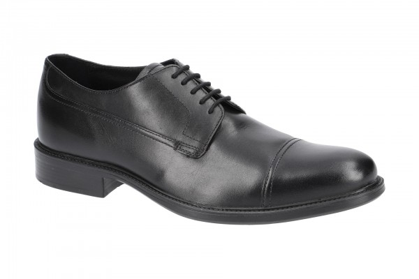 Geox Respira Carnaby G elegante Herrenschuhe schwarz