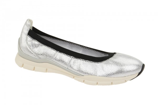 Geox Respira Sukie C Slippers in silber Ballerinas