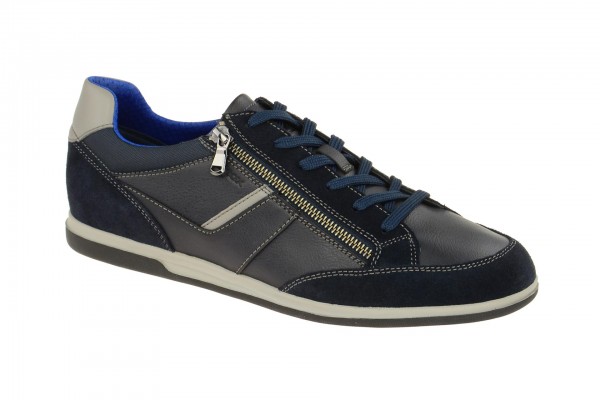 Geox Respira Renan C Herren Sneakers Schuhe in dunkel-blau