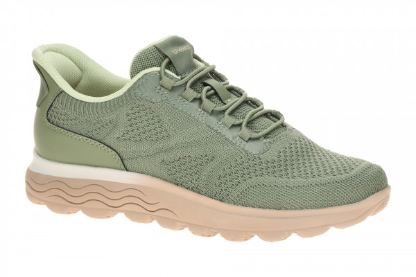 Geox SPHERICA PLUS Schuhe - sportliche Slipper für Damen in olive - D657MD 06KBC C3005