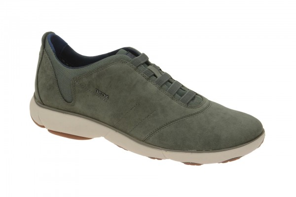 Geox Respira Nebula F Slippers in grau Nubuck Sneakers