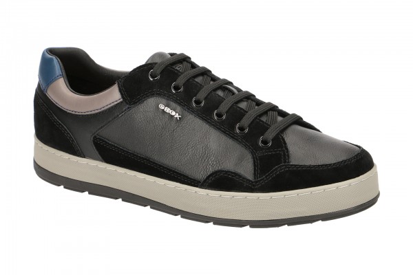 Geox ARIAM Schuhe - sportliche Halbschuhe für Herren in schwarz - U945QB 0ME22 C9999